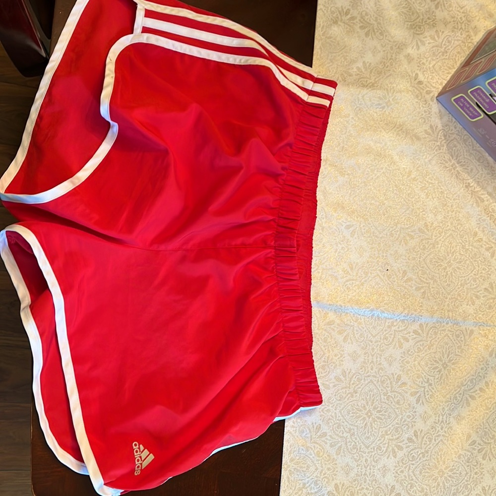 Adidas sports shorts, size large